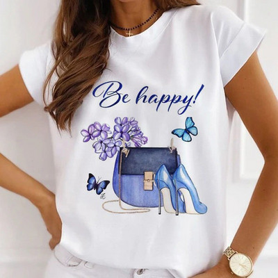 Μοντάλ μακιγιάζ γραφικό μπλουζάκι μόδας Καλοκαιρινό καθημερινό γυναικείο μπλουζάκι Sunflower Streetwear κοντομάνικο μπλουζάκι