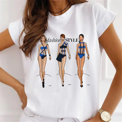 Μοντάλ μακιγιάζ γραφικό μπλουζάκι μόδας Καλοκαιρινό καθημερινό γυναικείο μπλουζάκι Sunflower Streetwear κοντομάνικο μπλουζάκι