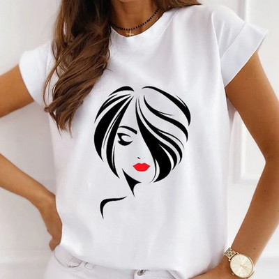 Μοντάλ μακιγιάζ γραφικό μπλουζάκι μόδας Καλοκαιρινό καθημερινό γυναικείο μπλουζάκι Sunflower Streetwear κοντομάνικο μπλουζάκι