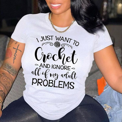 Modes burtu rožu sirds grafisks T-krekls sievietēm balts brīvs vasaras topi Modāls apaļa kakla ar īsām piedurknēm T-krekli