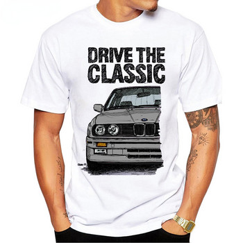 T-Shirt New Summer Men Old Drive The Classic Germany E30 Vintage κοντομάνικο EUDM E36 M3. Tshirts σε White Boy Casual Tops Tees