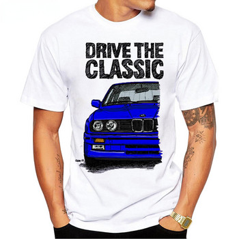 T-Shirt New Summer Men Old Drive The Classic Germany E30 Vintage κοντομάνικο EUDM E36 M3. Tshirts σε White Boy Casual Tops Tees