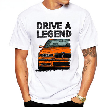 T-Shirt New Summer Men Old Drive The Classic Germany E30 Vintage κοντομάνικο EUDM E36 M3. Tshirts σε White Boy Casual Tops Tees