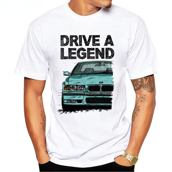 T-Shirt New Summer Men Old Drive The Classic Germany E30 Vintage κοντομάνικο EUDM E36 M3. Tshirts σε White Boy Casual Tops Tees