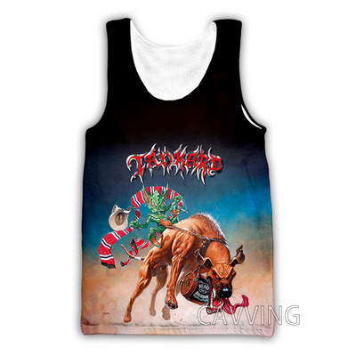 Νέα μόδα Γυναικείες/Ανδρικές 3D μπλούζες Tankard Band Μπλούζες με φανελάκι Harajuku Καλοκαιρινό εσώρουχο πουκάμισα Streetwear