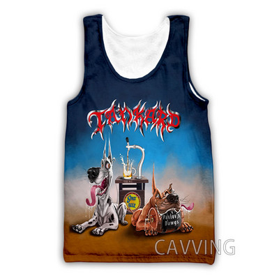 Νέα μόδα Γυναικείες/Ανδρικές 3D μπλούζες Tankard Band Μπλούζες με φανελάκι Harajuku Καλοκαιρινό εσώρουχο πουκάμισα Streetwear