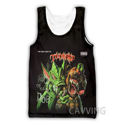 Νέα μόδα Γυναικείες/Ανδρικές 3D μπλούζες Tankard Band Μπλούζες με φανελάκι Harajuku Καλοκαιρινό εσώρουχο πουκάμισα Streetwear