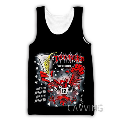 Νέα μόδα Γυναικείες/Ανδρικές 3D μπλούζες Tankard Band Μπλούζες με φανελάκι Harajuku Καλοκαιρινό εσώρουχο πουκάμισα Streetwear