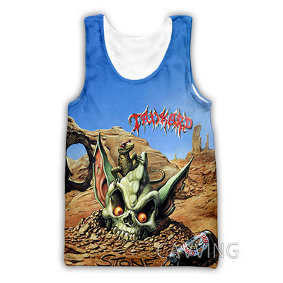 Νέα μόδα Γυναικείες/Ανδρικές 3D μπλούζες Tankard Band Μπλούζες με φανελάκι Harajuku Καλοκαιρινό εσώρουχο πουκάμισα Streetwear