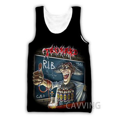 Νέα μόδα Γυναικείες/Ανδρικές 3D μπλούζες Tankard Band Μπλούζες με φανελάκι Harajuku Καλοκαιρινό εσώρουχο πουκάμισα Streetwear