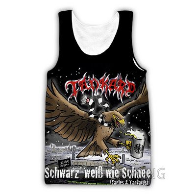 Νέα μόδα Γυναικείες/Ανδρικές 3D μπλούζες Tankard Band Μπλούζες με φανελάκι Harajuku Καλοκαιρινό εσώρουχο πουκάμισα Streetwear