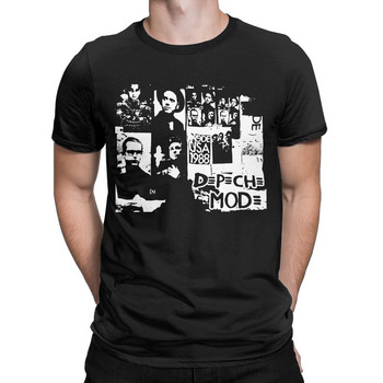 Ηλεκτρονικό Rock Depeche Cool Mode T-Shirts Ανδρικό χιουμοριστικό βαμβακερό μπλουζάκι με στρογγυλό γιακά κοντομάνικο μπλουζάκι 4XL 5XL 6XL μπλουζάκια