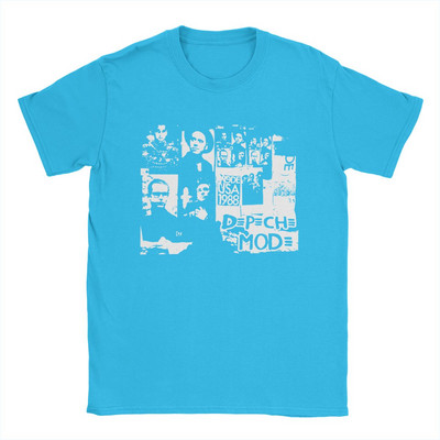 Ηλεκτρονικό Rock Depeche Cool Mode T-Shirts Ανδρικό χιουμοριστικό βαμβακερό μπλουζάκι με στρογγυλό γιακά κοντομάνικο μπλουζάκι 4XL 5XL 6XL μπλουζάκια