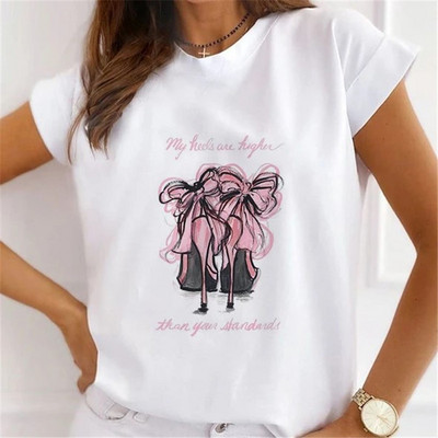 Νέο καλοκαιρινό πουκάμισο μόδας Χείλη Ηλίανθος γραφικά μπλουζάκια Γυναικεία μπλουζάκια Βάση με λαιμόκοψη Λευκά μπλουζάκια φιλί αγάπης αστεία κορίτσια Φαρδιά μπλουζάκι