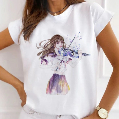 Νέο καλοκαιρινό πουκάμισο μόδας Χείλη Ηλίανθος γραφικά μπλουζάκια Γυναικεία μπλουζάκια Βάση με λαιμόκοψη Λευκά μπλουζάκια φιλί αγάπης αστεία κορίτσια Φαρδιά μπλουζάκι