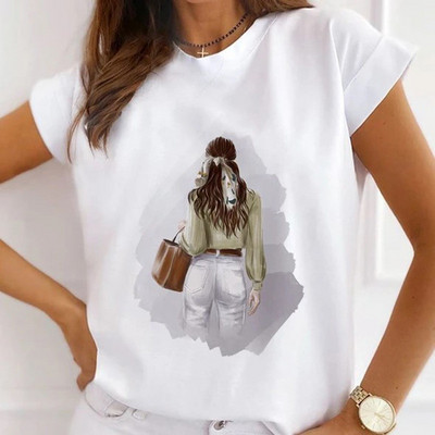 Νέο καλοκαιρινό πουκάμισο μόδας Χείλη Ηλίανθος γραφικά μπλουζάκια Γυναικεία μπλουζάκια Βάση με λαιμόκοψη Λευκά μπλουζάκια φιλί αγάπης αστεία κορίτσια Φαρδιά μπλουζάκι