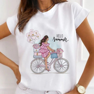 Μόδα Καλοκαιρινό μπλουζάκι για γυναίκα Νέο μπλουζάκι I Love My Style Letter Γραφικό χαριτωμένο γυναικείο μπλουζάκι Γυναικείο μπλουζάκι