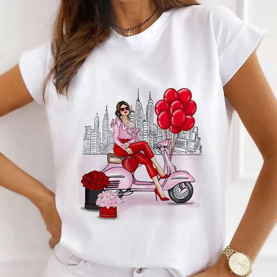 Μόδα Καλοκαιρινό μπλουζάκι για γυναίκα Νέο μπλουζάκι I Love My Style Letter Γραφικό χαριτωμένο γυναικείο μπλουζάκι Γυναικείο μπλουζάκι