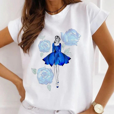 Μόδα Καλοκαιρινό μπλουζάκι για γυναίκα Νέο μπλουζάκι I Love My Style Letter Γραφικό χαριτωμένο γυναικείο μπλουζάκι Γυναικείο μπλουζάκι