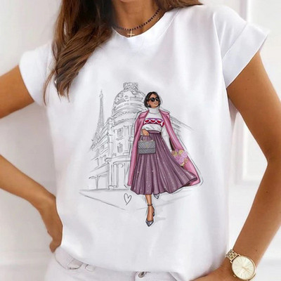 Μόδα Καλοκαιρινό μπλουζάκι για γυναίκα Νέο μπλουζάκι I Love My Style Letter Γραφικό χαριτωμένο γυναικείο μπλουζάκι Γυναικείο μπλουζάκι