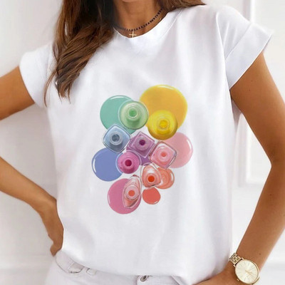 Μόδα καλοκαιρινά μπλουζάκια μπλουζάκι για γυναικεία μπλουζάκια καρτούν Γοργόνα με καρδιά ψηλοτάκουνα γραφικά γυναικεία μπλουζάκια γυναικεία μπλουζάκια