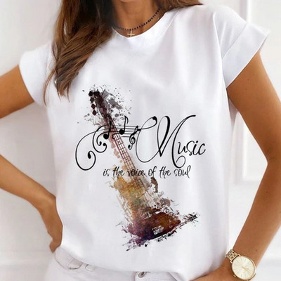 Μόδα καλοκαιρινά μπλουζάκια μπλουζάκι για γυναικεία μπλουζάκια καρτούν Γοργόνα με καρδιά ψηλοτάκουνα γραφικά γυναικεία μπλουζάκια γυναικεία μπλουζάκια