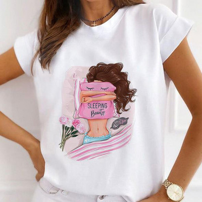 Νέα καλοκαιρινά εμπριμέ γυναικεία μπλουζάκια Γυναικεία φαρδιά μπλουζάκια με φλοράλ φτερά πεταλούδας γραφικά O λαιμόκοψη κοντομάνικα μπλουζάκια