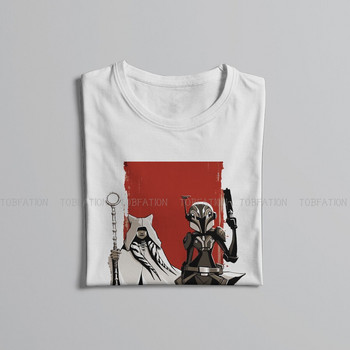 Disney Ahsoka Tano Κλασικό ανδρικό μπλουζάκι Camisetas στυλ Homme Print Loose