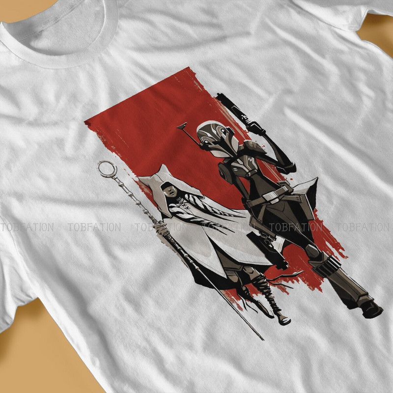 Disney Ahsoka Tano klasisks vīriešu krekls Camisetas stila T krekls Homme Print Loose