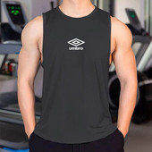 Sports, moderns, uztvērējs, fitness, ikdienišķs O veida kakla muskuļu veste, kultūrisms, treniņš, elpojošs apģērbs bez piedurknēm, vīriešu tops