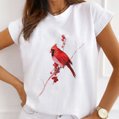 Sieviešu mode Ziemassvētki Harajuku T-krekls ar īsām piedurknēm Balts Ziemassvētku dāvanas Lācis Suns Kaķis Karikatūra Tops Cute Graphic T-krekli