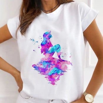 Famous Scenery print T-shirts Γυναικεία καλοκαιρινά γραφικά μπλουζάκια Αστεία πουκάμισα για γυναίκες Μοντέρνα μπλουζάκια Loose Crew Neck Harajuku tops