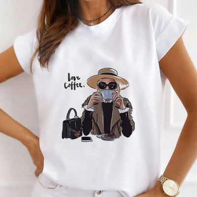 Famous Scenery print T-shirts Γυναικεία καλοκαιρινά γραφικά μπλουζάκια Αστεία πουκάμισα για γυναίκες Μοντέρνα μπλουζάκια Loose Crew Neck Harajuku tops