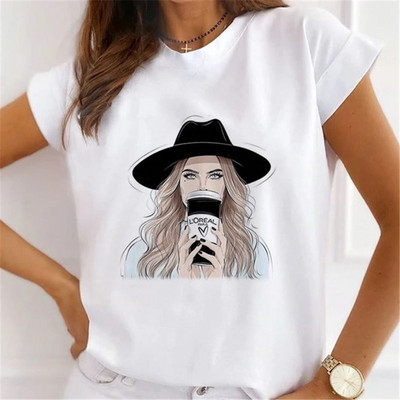 Karikatūra Butterfly Dog Rabbit Camera Printed Sieviešu T-krekls 100% Modāls Īsām Piedurknēm Brīvi Tkrekli Harajuku Tops Tī sieviešu krekli