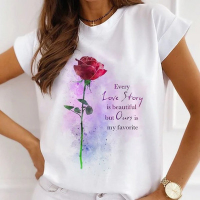 Karikatūra Butterfly Dog Rabbit Camera Printed Sieviešu T-krekls 100% Modāls Īsām Piedurknēm Brīvi Tkrekli Harajuku Tops Tī sieviešu krekli