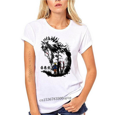 Vīriešu Jiraiya un 1Naruto krāsa, melns T-krekls, izmērs S-3Xl, 2021. gada vasaras druka.