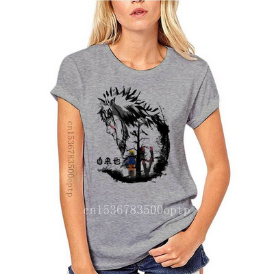 Vīriešu Jiraiya un 1Naruto krāsa, melns T-krekls, izmērs S-3Xl, 2021. gada vasaras druka.