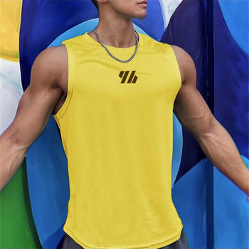 2023 νεότερο καλοκαιρινό γιλέκο γυμναστικής Υψηλής ποιότητας διχτυωτό πουκάμισο Αμάνικο μπλουζάκια ανδρικά φανελάκια για τρέξιμο Αθλητικό γιλέκο γυμναστικής Ανδρικά ρούχα