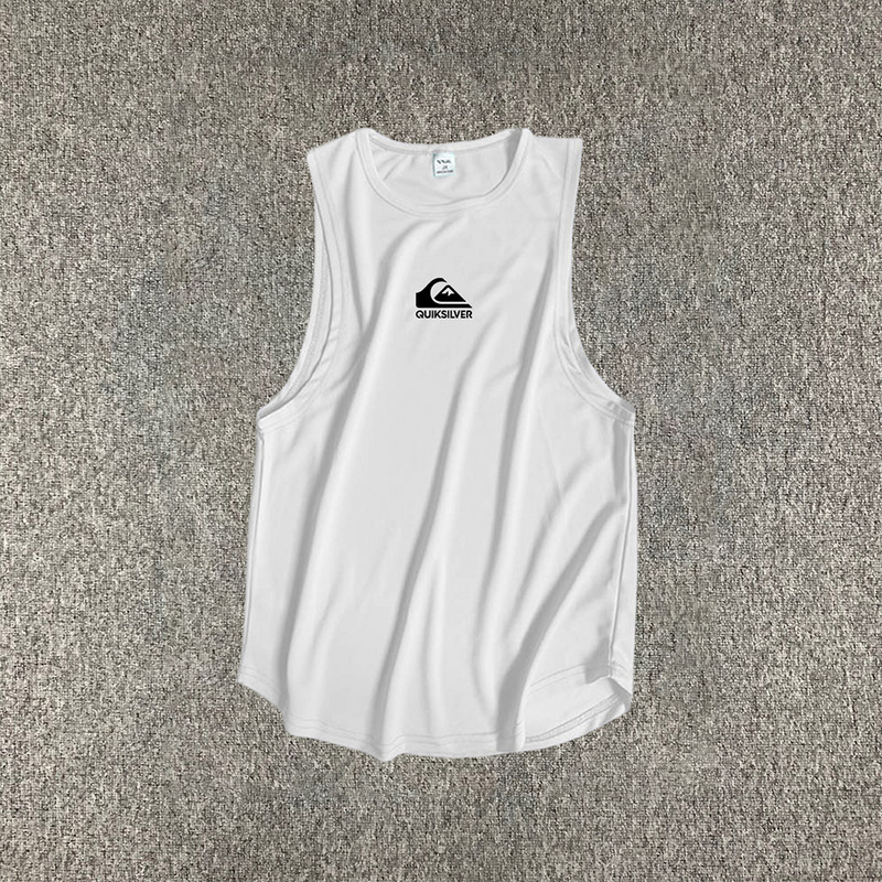 Jauns elpojošs vīriešu āra fitness skriešanas elastīga veste bez piedurknēm vīriešu kultūrisma krekls vasaras apģērbs