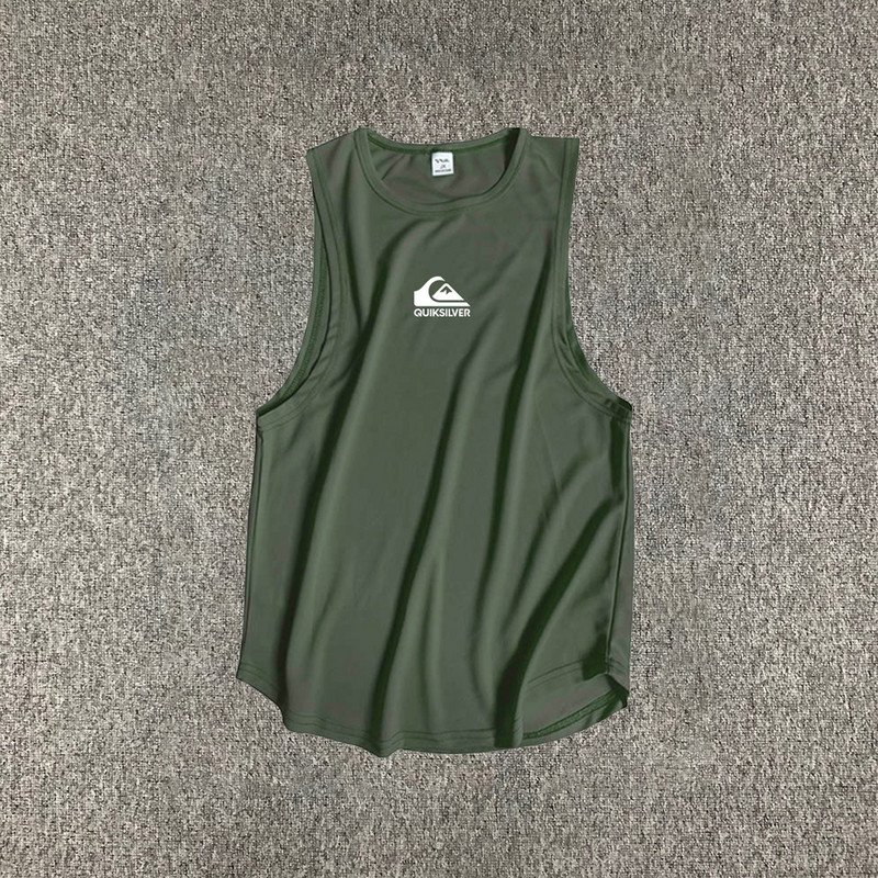 Jauns elpojošs vīriešu āra fitness skriešanas elastīga veste bez piedurknēm vīriešu kultūrisma krekls vasaras apģērbs