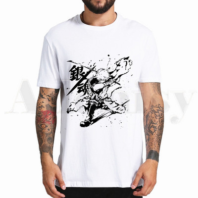 Gintama Anime Sakata Gintoki Kagura tricouri Topuri tricouri bărbați femei tricou casual cu mânecă scurtă Streetwear amuzant
