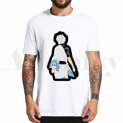 Gintama Anime Sakata Gintoki Kagura tricouri Topuri tricouri bărbați femei tricou casual cu mânecă scurtă Streetwear amuzant