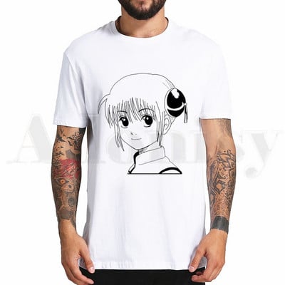 Gintama Anime Sakata Gintoki Kagura tricouri Topuri tricouri bărbați femei tricou casual cu mânecă scurtă Streetwear amuzant
