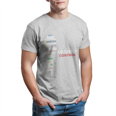 Ελεγκτή εναέριας κυκλοφορίας Μπλουζάκια Ανδρικά βαμβακερά Awesome T-Shirt Crewneck Μπλουζάκι με κοντό μανίκι Πρωτότυπο