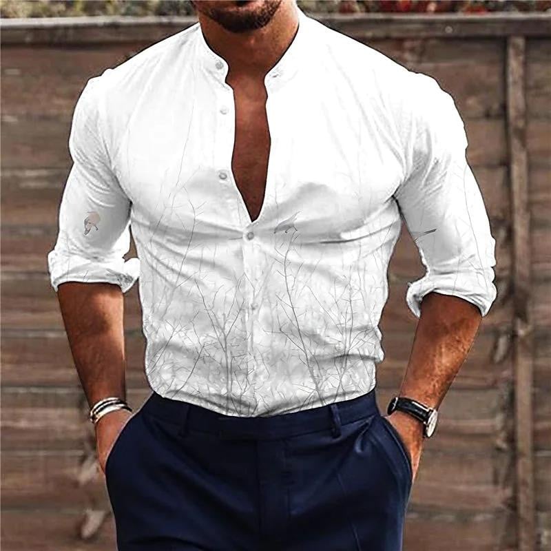 Cămăși tropicale hawaiene de vară 2022 pentru bărbați 3d sărbători pe plajă cu mâneci lungi Topuri supradimensionate Tricou Bărbat Bluză florală 5xl Camisa