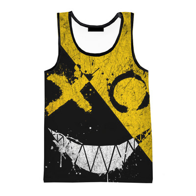 Ανδρικά μπλουζάκια με χαμογελαστό πρόσωπο διαβόλου Τρισδιάστατα τυπωμένα μπλουζάκια παραλίας 2023 Νέα μόδα ανδρικά ρούχα Αμάνικα Ανοιξιάτικα Harajuku Streetwear