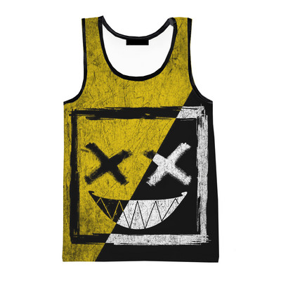 Ανδρικά μπλουζάκια με χαμογελαστό πρόσωπο διαβόλου Τρισδιάστατα τυπωμένα μπλουζάκια παραλίας 2023 Νέα μόδα ανδρικά ρούχα Αμάνικα Ανοιξιάτικα Harajuku Streetwear