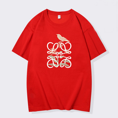 Pulovers ar apaļu apkakli Herbarium Annunciation Bird Brint krekls ar īsām piedurknēm brīvs ikdienas vasaras vīriešu tops sieviešu T-krekls