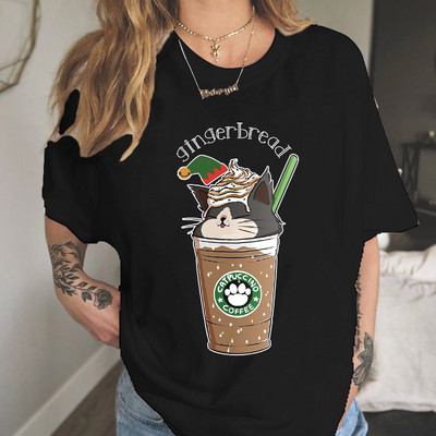 Καλοκαιρινό γυναικείο μπλουζάκι Καλοκαιρινά ρούχα κοριτσιού καραμέλα πόδι καφέ Γυναικείο μπλουζάκι Sweethearts Cartoon 90s Kawaii Couples Tee