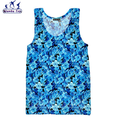 Mamba Top Vīriešu Topi Vasaras Modes 3D Print Sukulenti Veste Ziedu Rožu Tīpas Bez Piedurknēm Skaists Butterfly Punk Sieviešu krekls